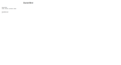 Desktop Screenshot of danielbird.net